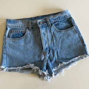 JOHN GALT DENIM CUTOFF SHORTS